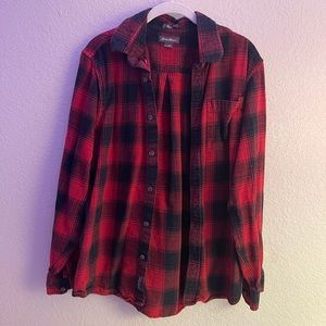Red and Black Flannel Slim cut
